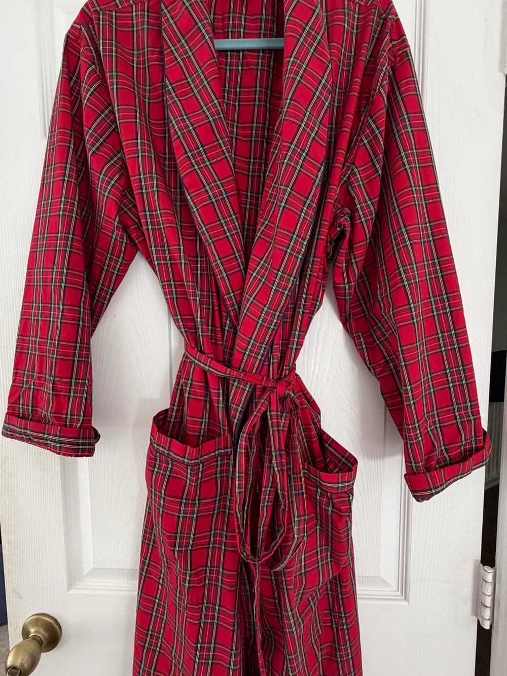 Brooks Brothers Tartan Plaid Robe